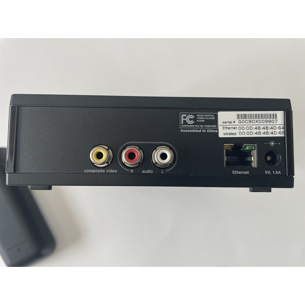 Roku N1050 Digital Media Streamer Video Player N 1050 W/ Remote *No power supply - Picture 8 of 10